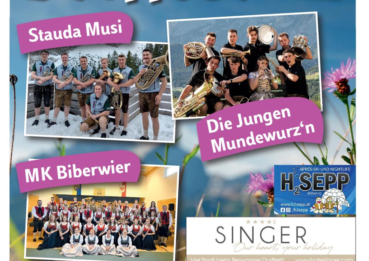 Berwanger Dorffest am Samstag, 19. August 2023 ab 12:00 Uhr