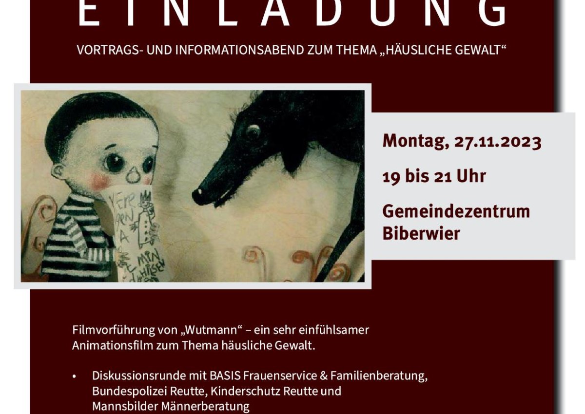 Vortrags- und Informationsabend zum Thema 