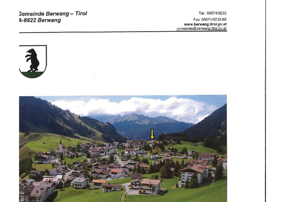 Mietwohnung in der Gemeinde Berwang 