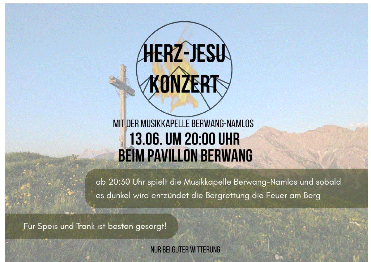 HERZ-JESU-KONZERT am Samstag, 13.06.2026! HERZ-JESU-KONZERT am Samstag, 13.06.2026!
